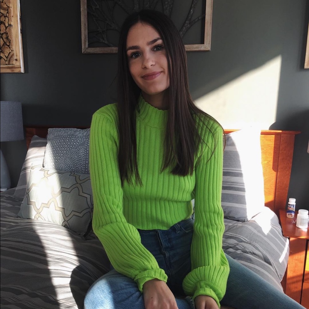 Green Turtleneck